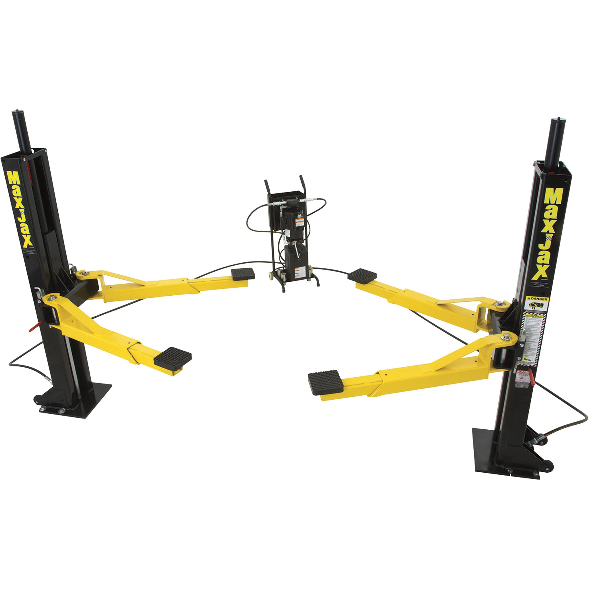 Dannmar MaxJax 2-Post Portable Car Lift — 6000-Lb. Capacity, Model# 120050/Maxjax